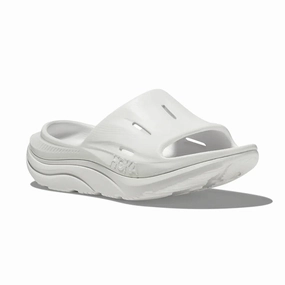 flexible shoes Women's Ora Recovery Slide 3 White/White