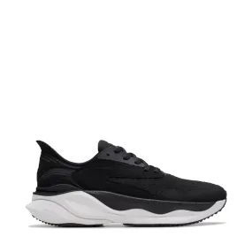 Clarks Men's Pace Sneaker in Black/White Ergonomic Footbed Design Sneaker Fit