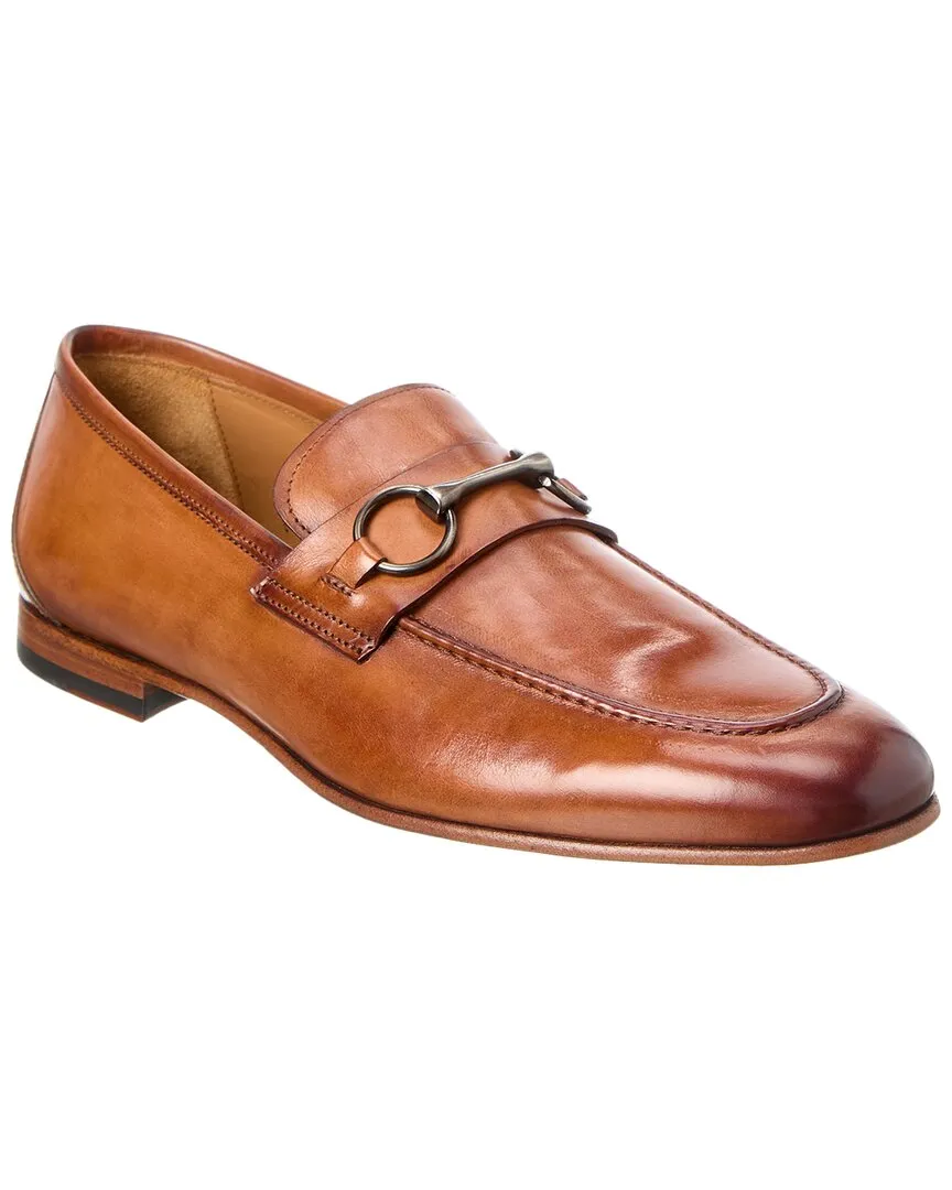 Quick Slip On Style Simple Walk Slip Antonio Maurizi Bit Leather Loafer