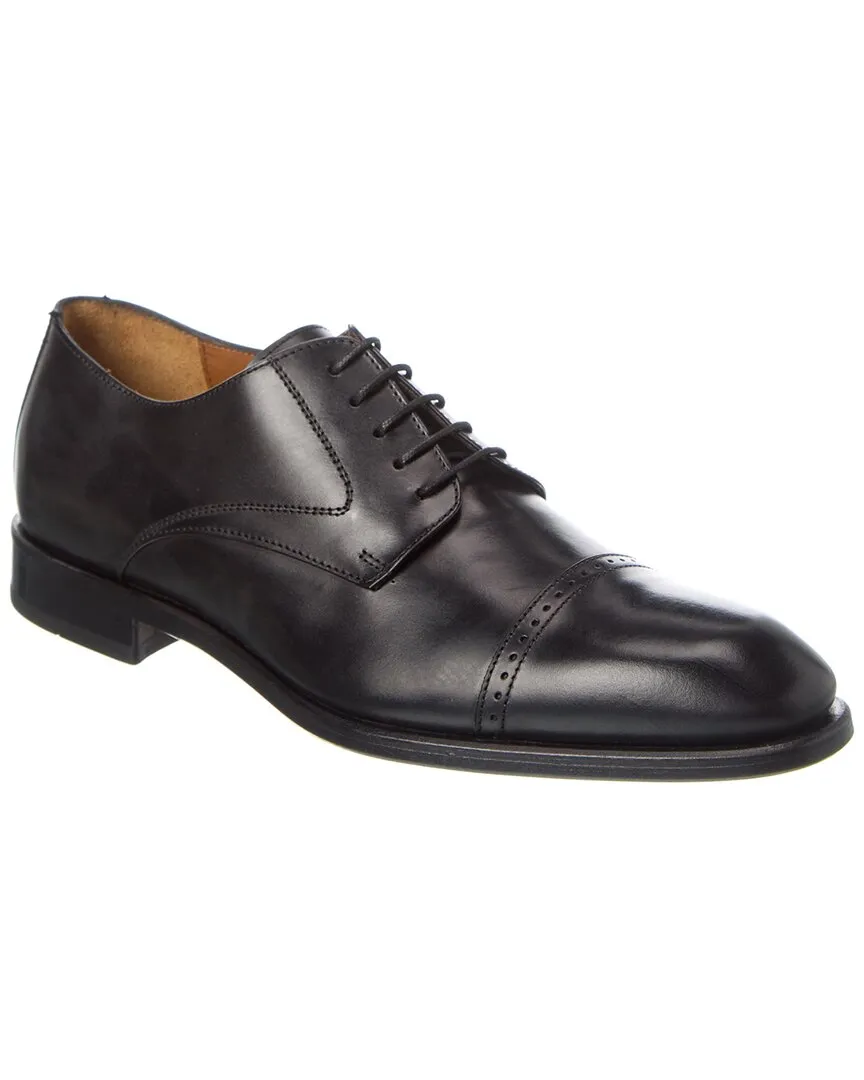 Antonio Maurizi Cap Toe Leather Oxford Step Comfort Walk Breathable Comfort