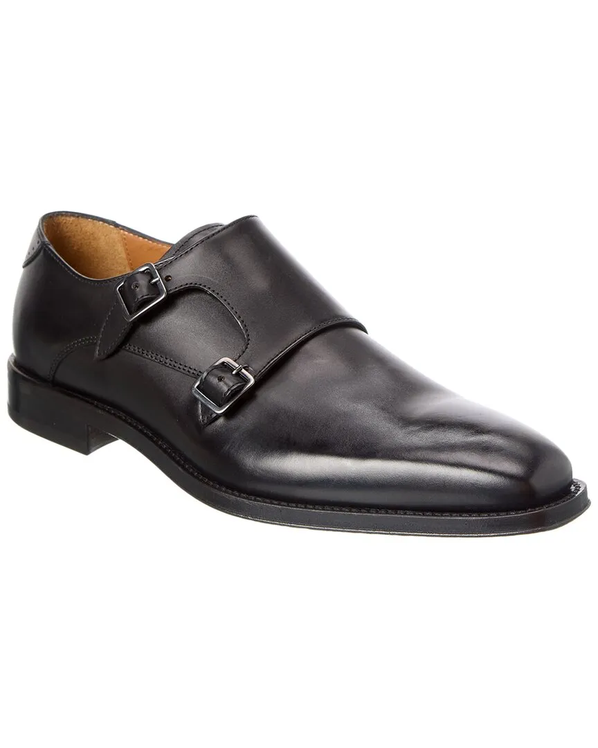 Antonio Maurizi Double Monk Leather Loafer Comfort Step Fit Effortless Walking Fit