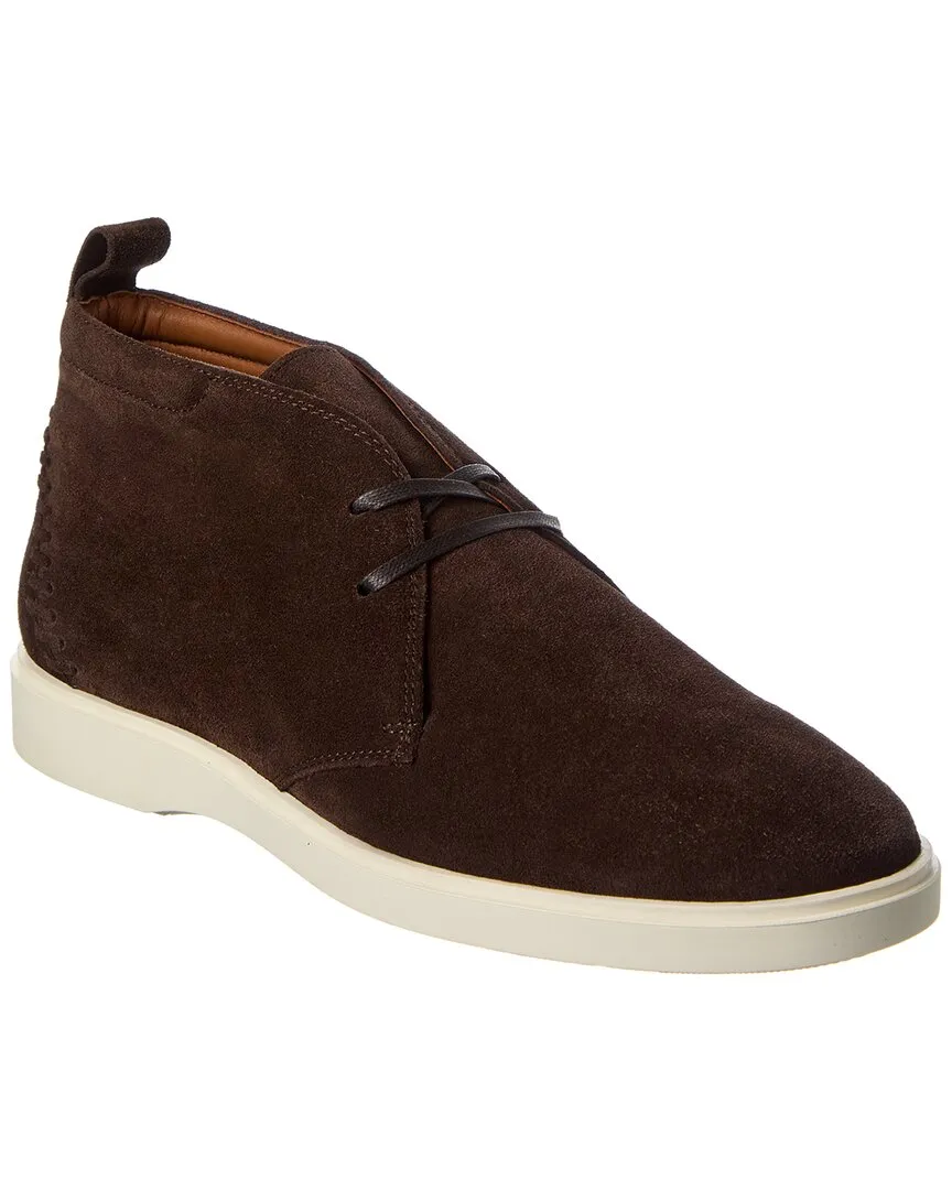 Aquatalia Florian Suede Sneaker Feather Light Cold Climate