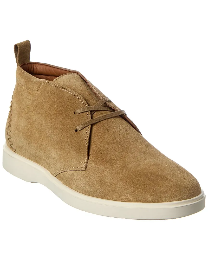 Aquatalia Florian Suede Sneaker Versatile Look