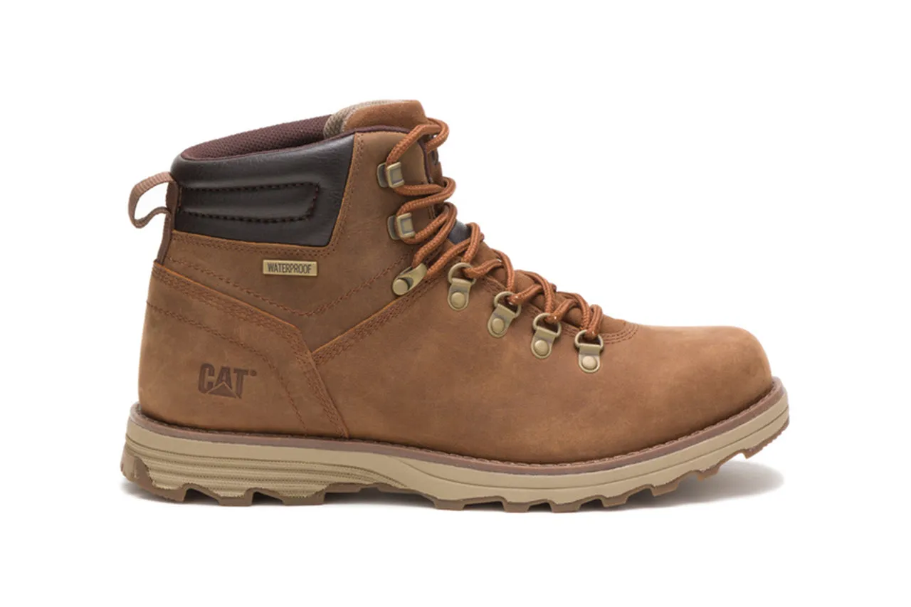 Timeless Quality Caterpillar Mens Sire Waterproof Brown Sugar Leather CAT Work Boots