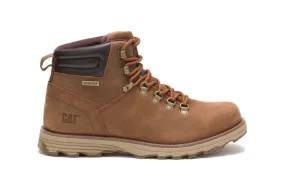 Caterpillar Mens Sire Waterproof Brown Sugar Leather CAT Work Boots Padded Interior Rural Traveler