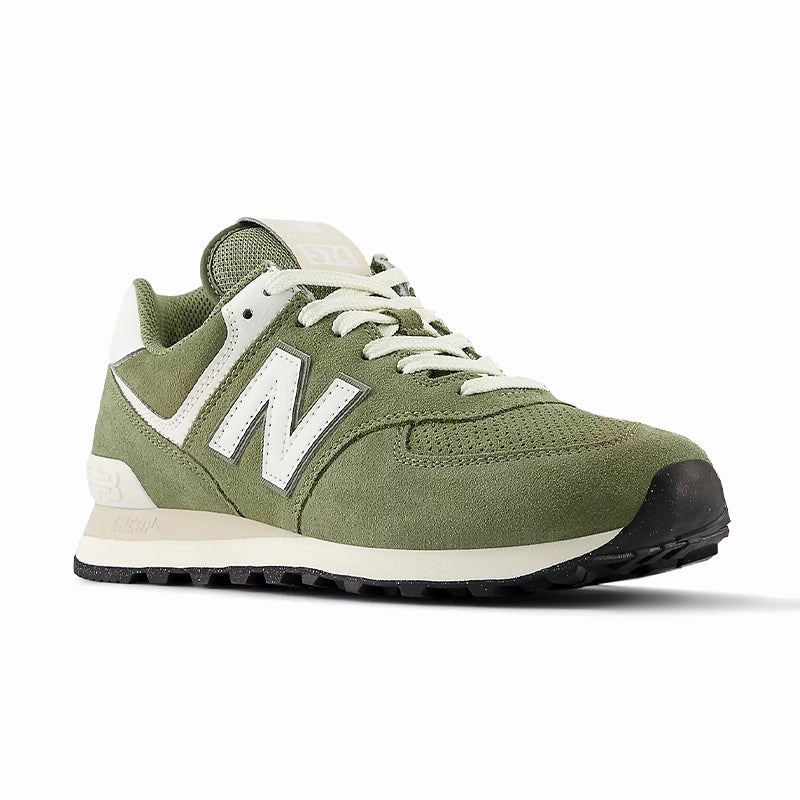 Men's 574 Dark Olivine/Sea Salt Mid   Top Style Free Flex Groove Design