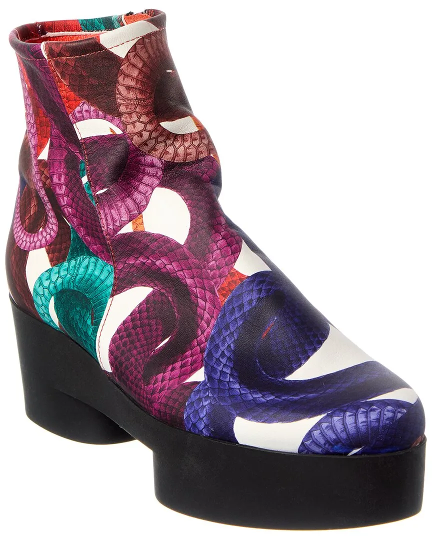 Rugged Built River Crossing High-End Craftsmanship Arche Siluza Leather Platform Bootie