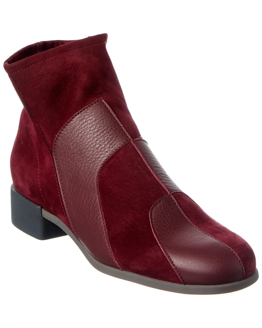 Odor Control Technology Arche Twizig Suede & Leather Bootie