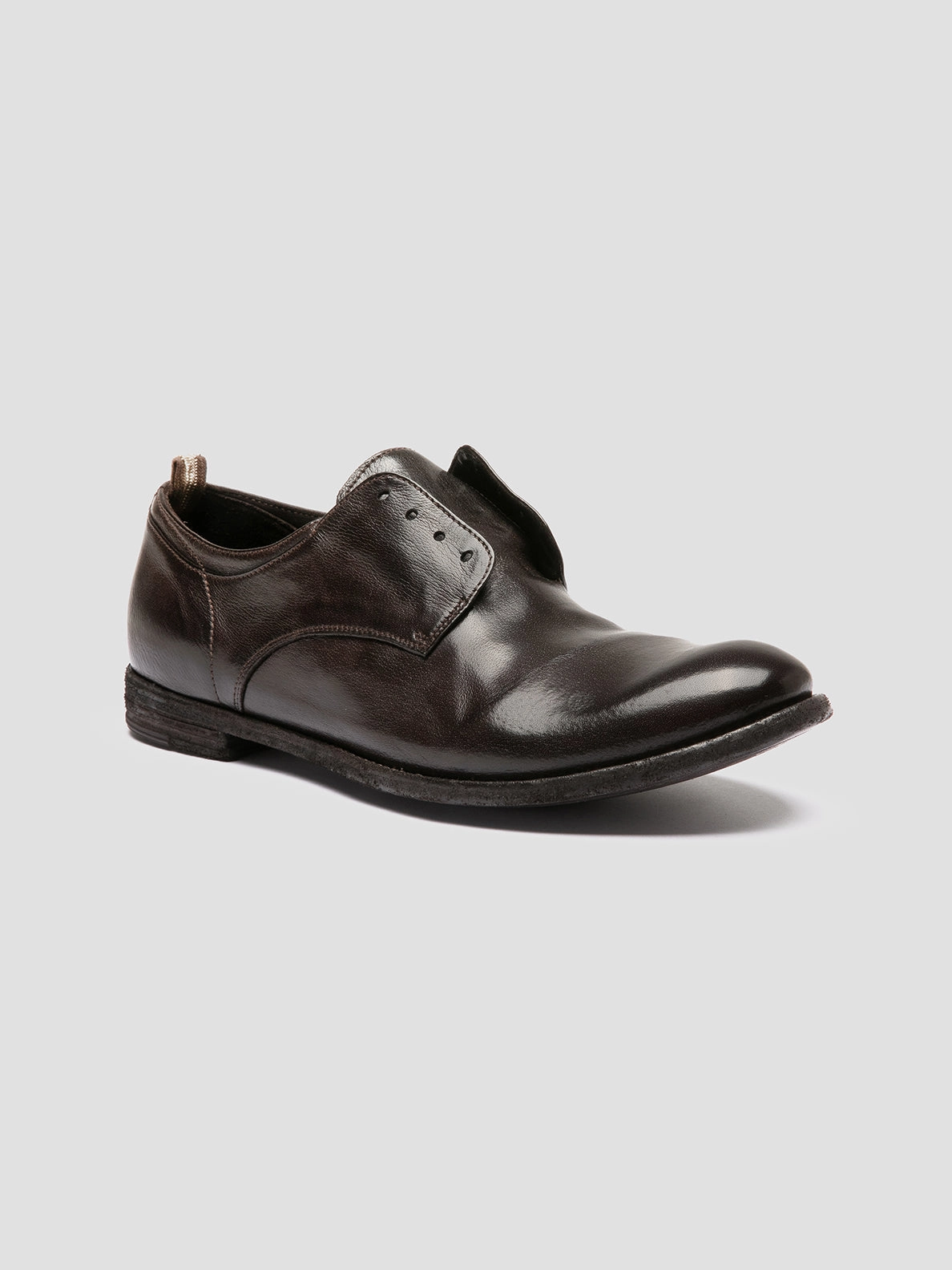 ARCHIVE 500 - Dark Brown Leather Derby Shoes Quick Travel