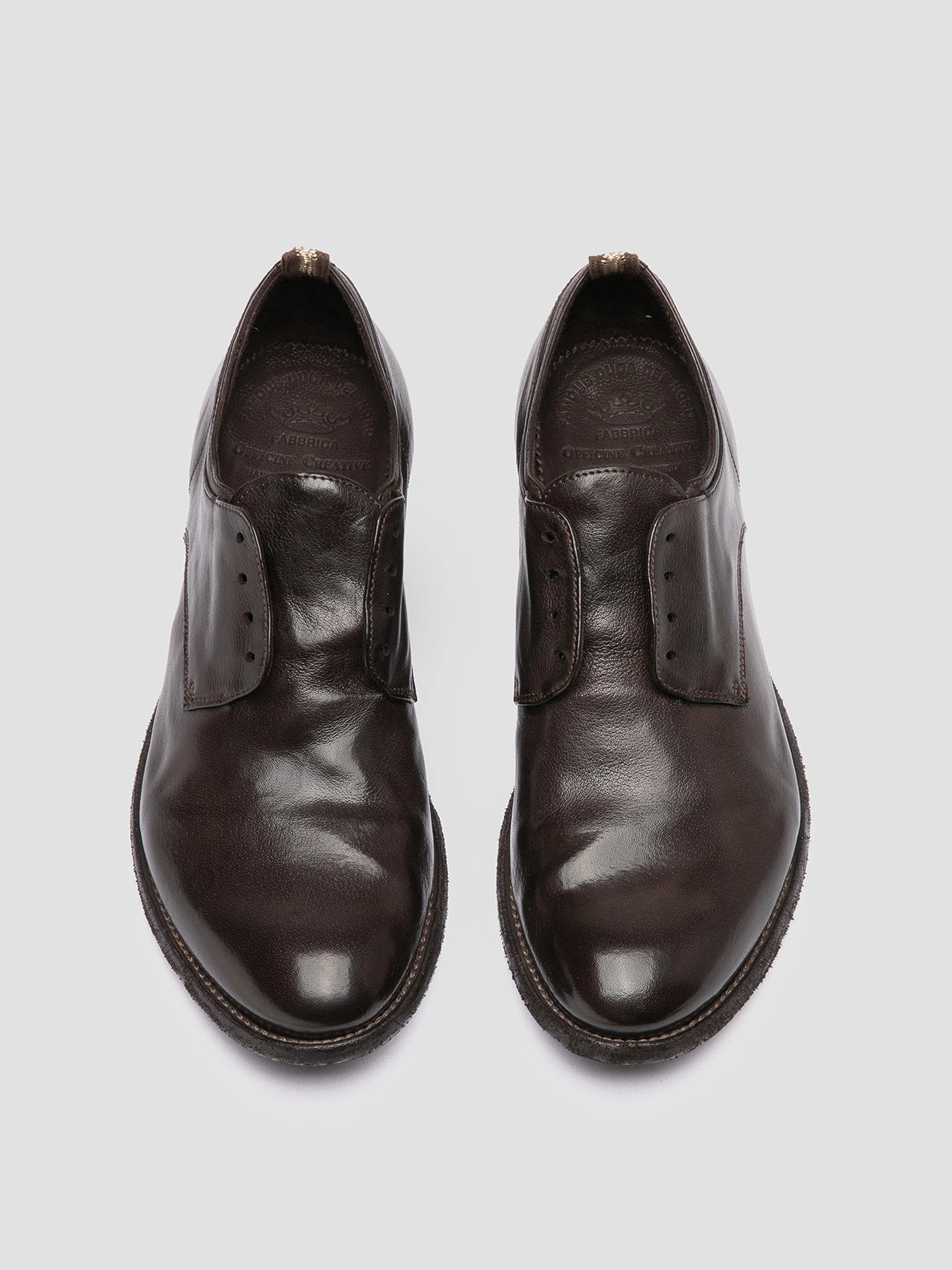 Stable Pace Opulent Fit ARCHIVE 500 - Dark Brown Leather Derby Shoes
