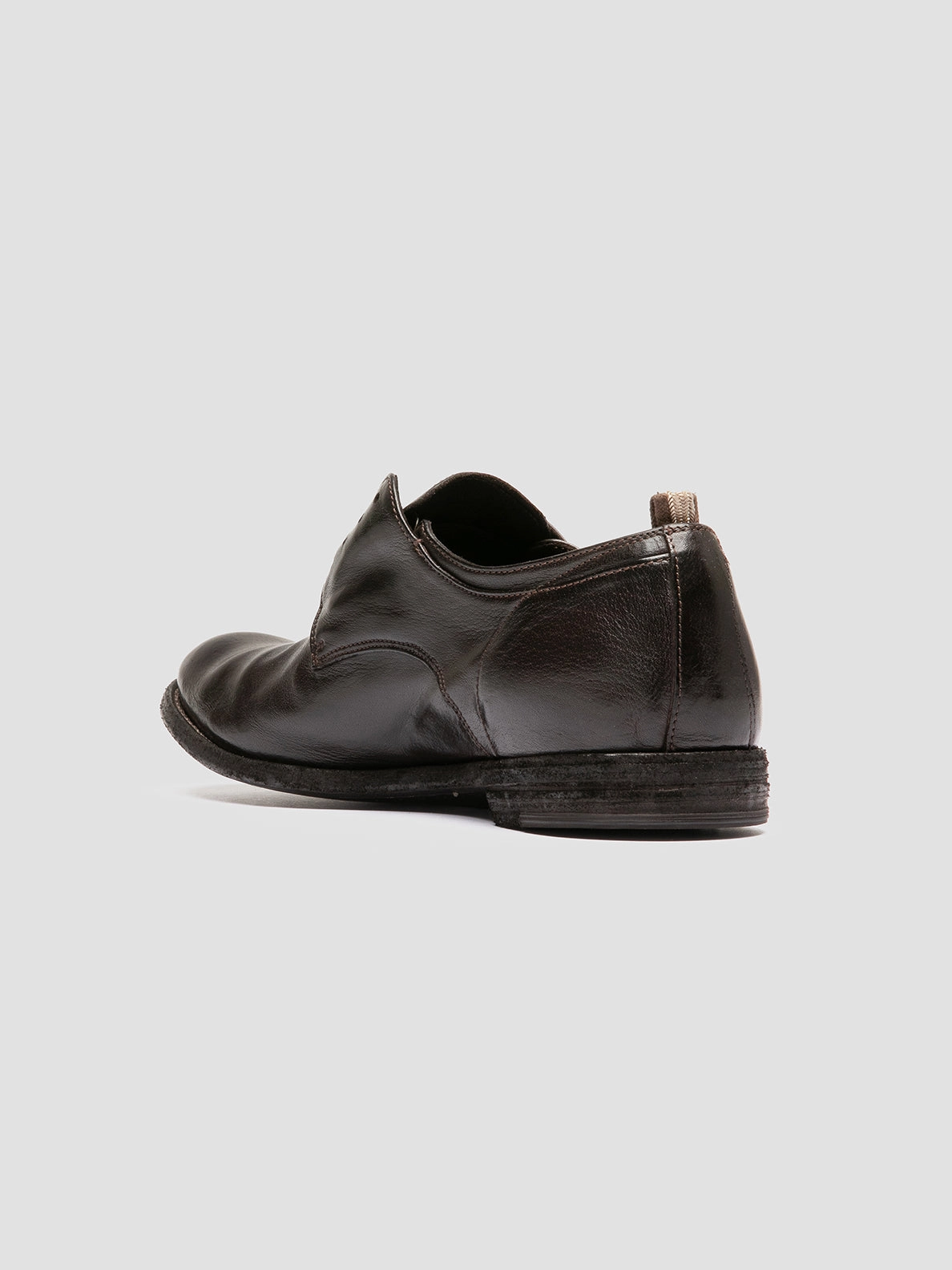 ARCHIVE 500 - Dark Brown Leather Derby Shoes Day Ready