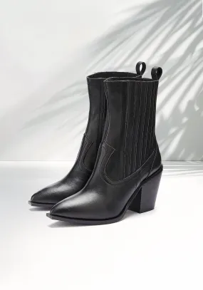 Eco Material Mountain Hike LASCANA Women's Western Mid Calf Booties