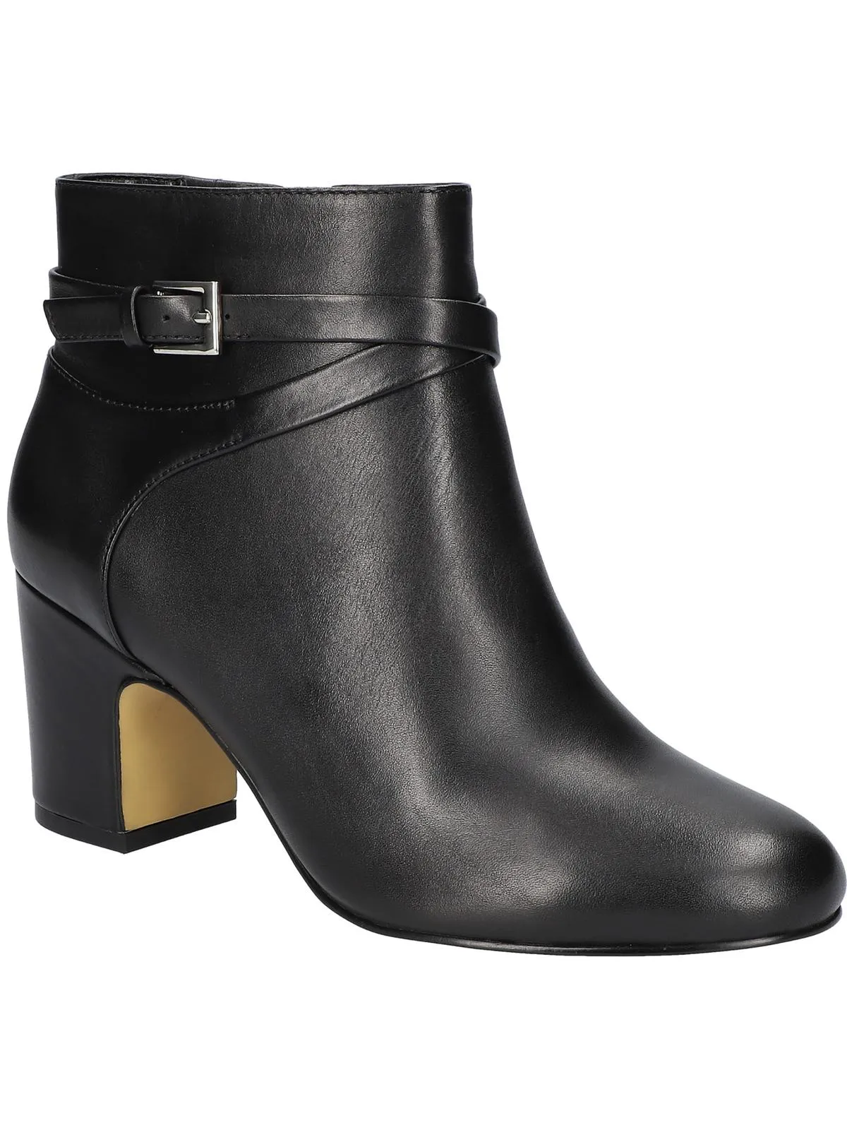 ARLETTE Womens Leather Zip Up Ankle Boots Moisture Wicking Sockliner High-Performance Footwear