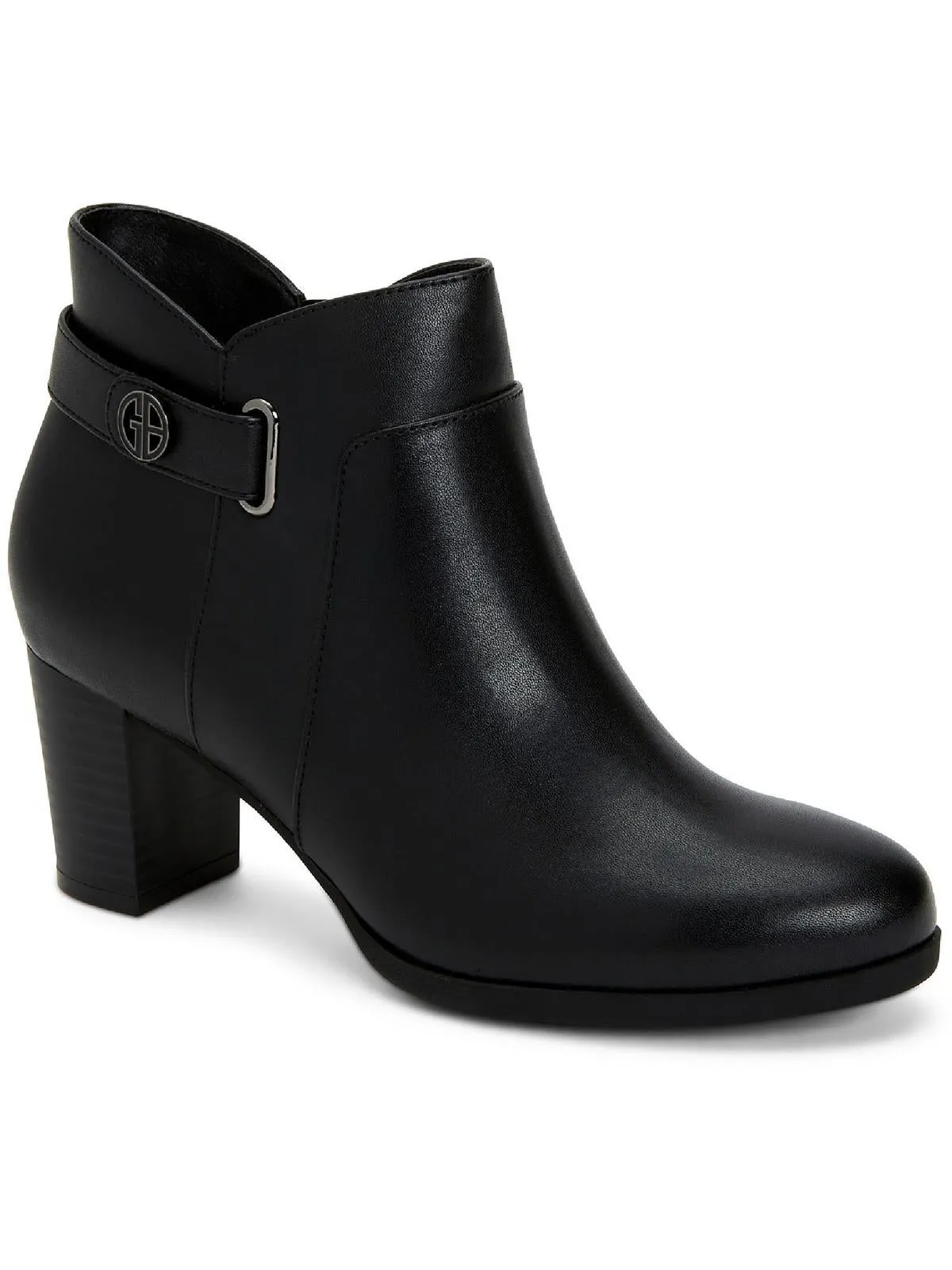 Artemy Womens Block Heel Slip On Booties Hard Trail Rugged And Durable