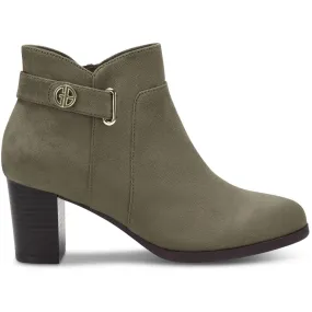 Artemyss Womens Microsuede Heels Ankle Boots Day To Night Wind Barrier