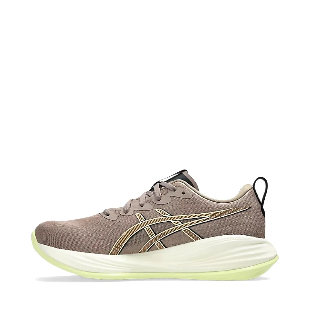 Soft Walk Asics Men's Gel-Cumulus 27 Sneaker in Taupe Grey/Black