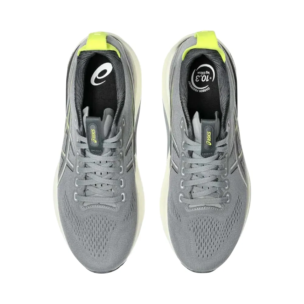 Asics Men's GEL-KAYANO 32 Sneaker in Gravel/Citron Sneaker Stores