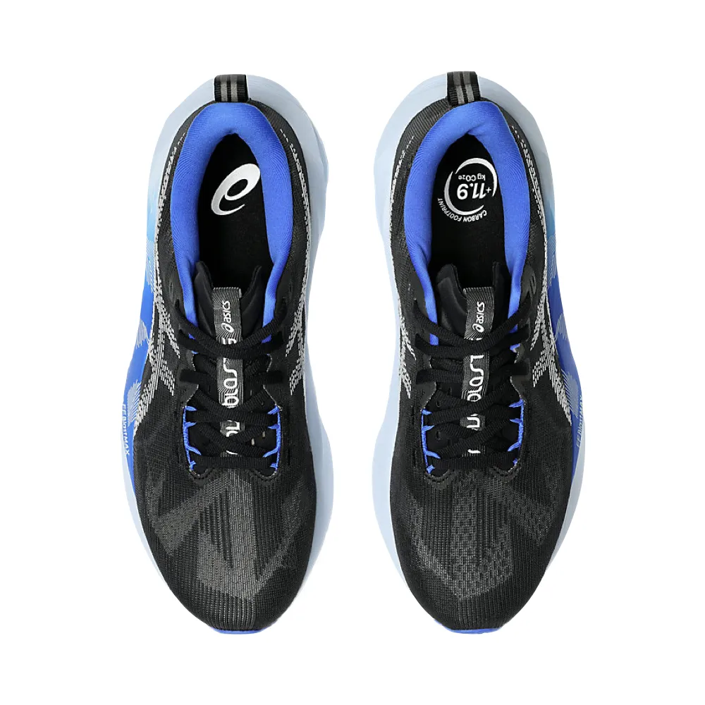 Sneaker Cleaning Kit PaddedTongue Asics Men's Novablast 5 Sneaker in Black/White