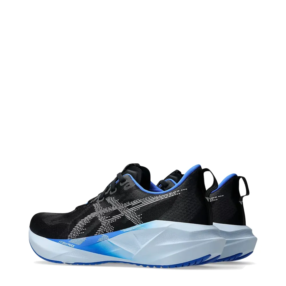 Unisex Friendly Design Torsional Rigidity Asics Men's Novablast 5 Sneaker in Black/White