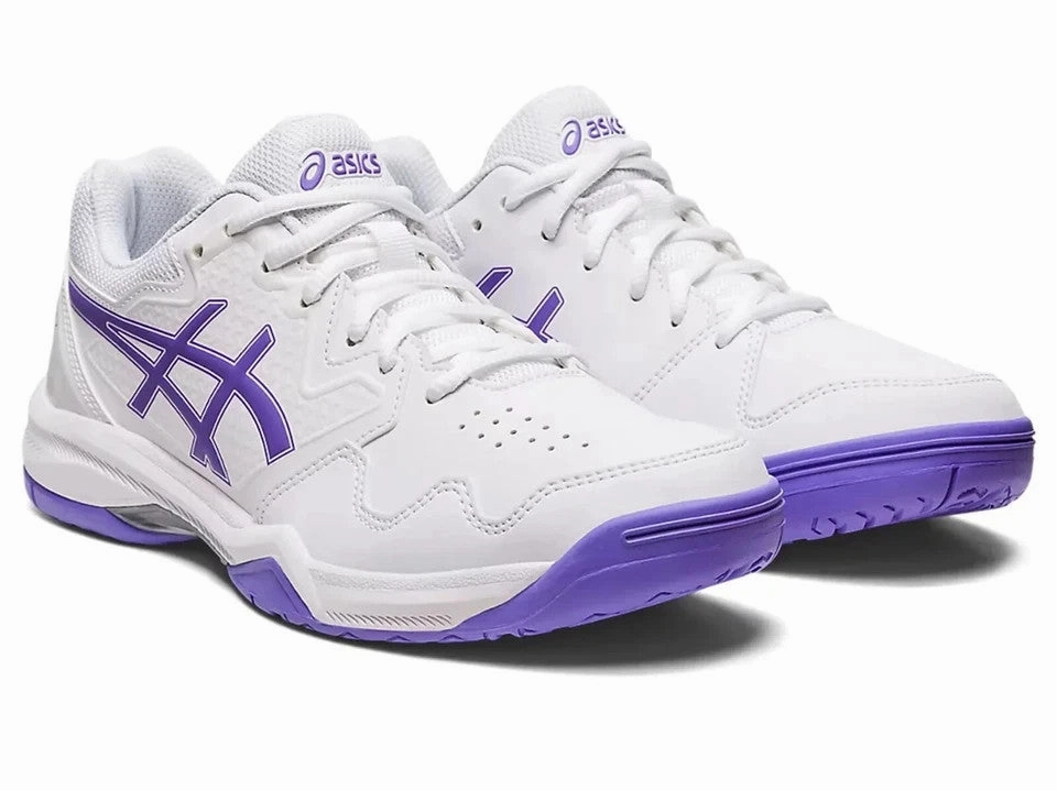 Stretchable Upper Material Asics GEL-Dedicate 7 1042A167-104 Sneaker Women's White Tennis Shoes GBNC1317