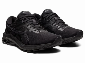 badminton shoes Asics Gt-1000 10 1012A879.006 Sneakers Women's US 5 Black Running Shoes EEE3744 (Black,5)