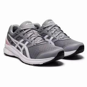 cycling running shoes Asics Jolt 3 1012A909-020 Sneakers Women's Gray Athletic Running Shoes EEE4591
