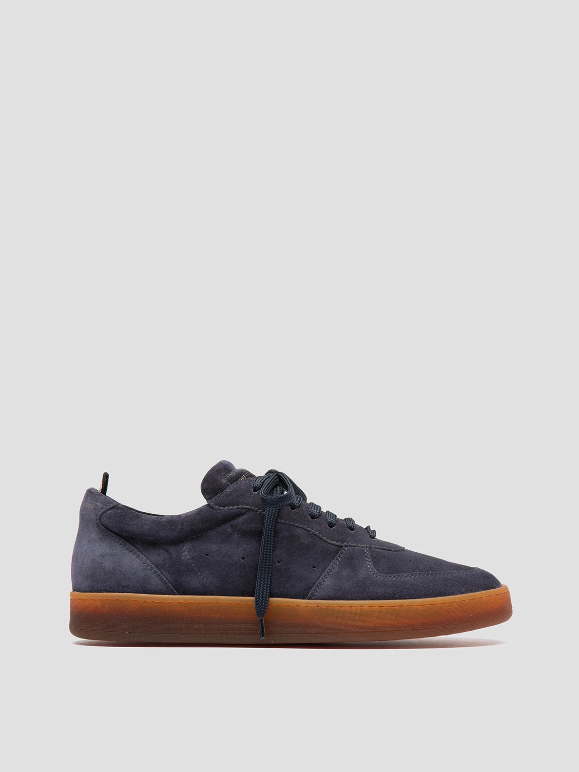 Weekend Walk Perforated Tongue ASSET 001 - Navy Suede Low Top Sneakers