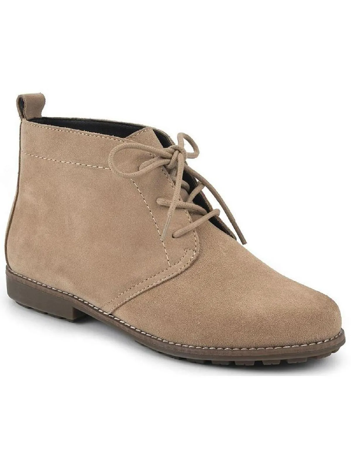 Artist Auburn Womens Suede Lace Up Ankle Boots