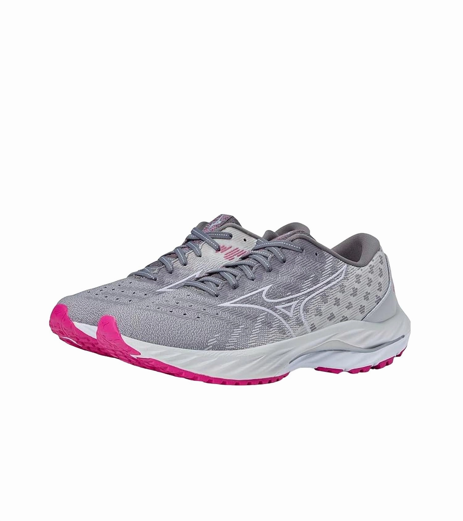 Women Wave Inspire 19 Running Shoe In Shade/white Sports teams Shock   Resistant