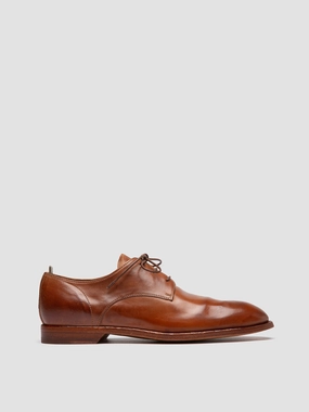 SOUND 002 - Brown Leather Derby Shoes All Purpose Look