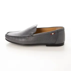 Bally Craxon Men's 6231424 Grey Leather Loafers Comfortable fit