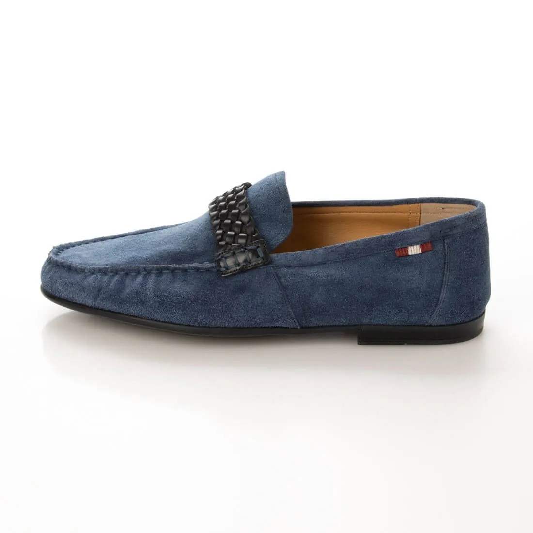 No Fuss Bally Crusader Men's 6231442 Blue Suede Loafers