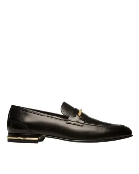 Travel Light Bally Genos 6304150 Men's Black Calf Leather Loafers