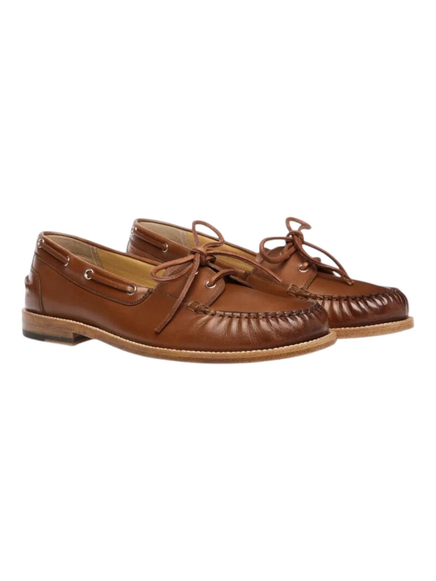 Bally Rimion 6304678 Men's Cuero Leather Boat Loafers Smooth Fit