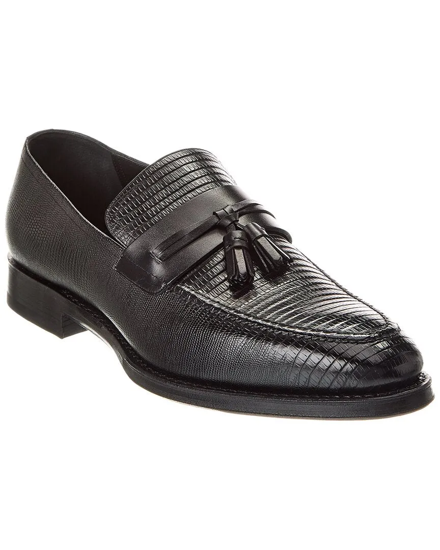 Timeless Look Quick Slip Travel Bally Scuvier Embossed Leather Loafer