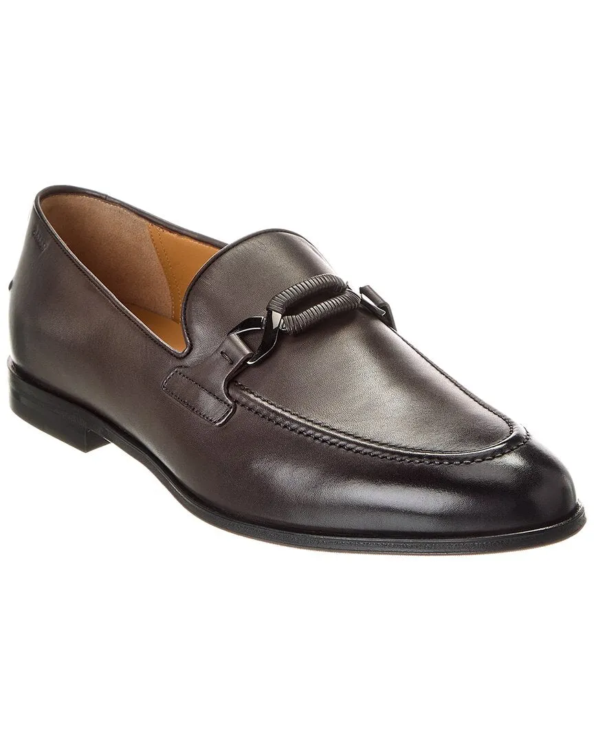 Bally Wernof Leather Loafer Instant Foot Access Step Out Comfort