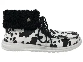 Ozone Slip-On Shoes In Black & White MachineWashable