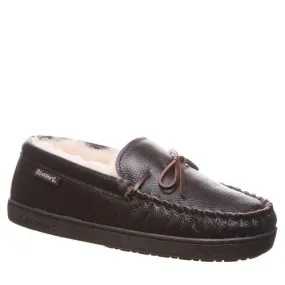 Effortless Comfort Comfy Travel Bearpaw Mach IV 2353M-205 Slipper Men's  Chocolate Leather Slip-On JOBB561