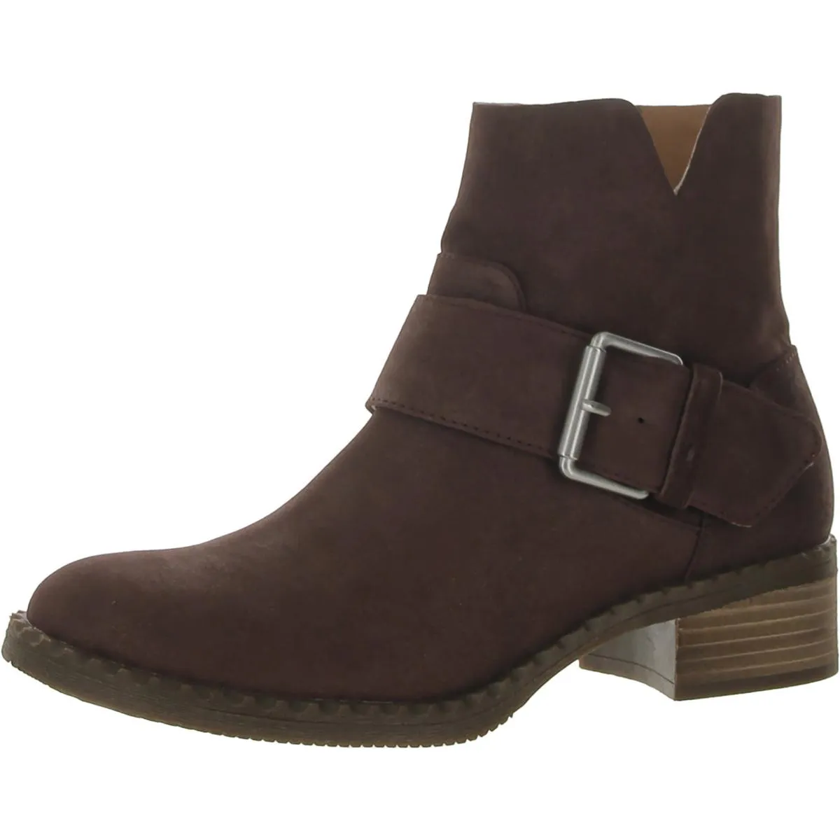 Ski Lodge Best Slit Moto Womens Suede Casual Ankle Boots
