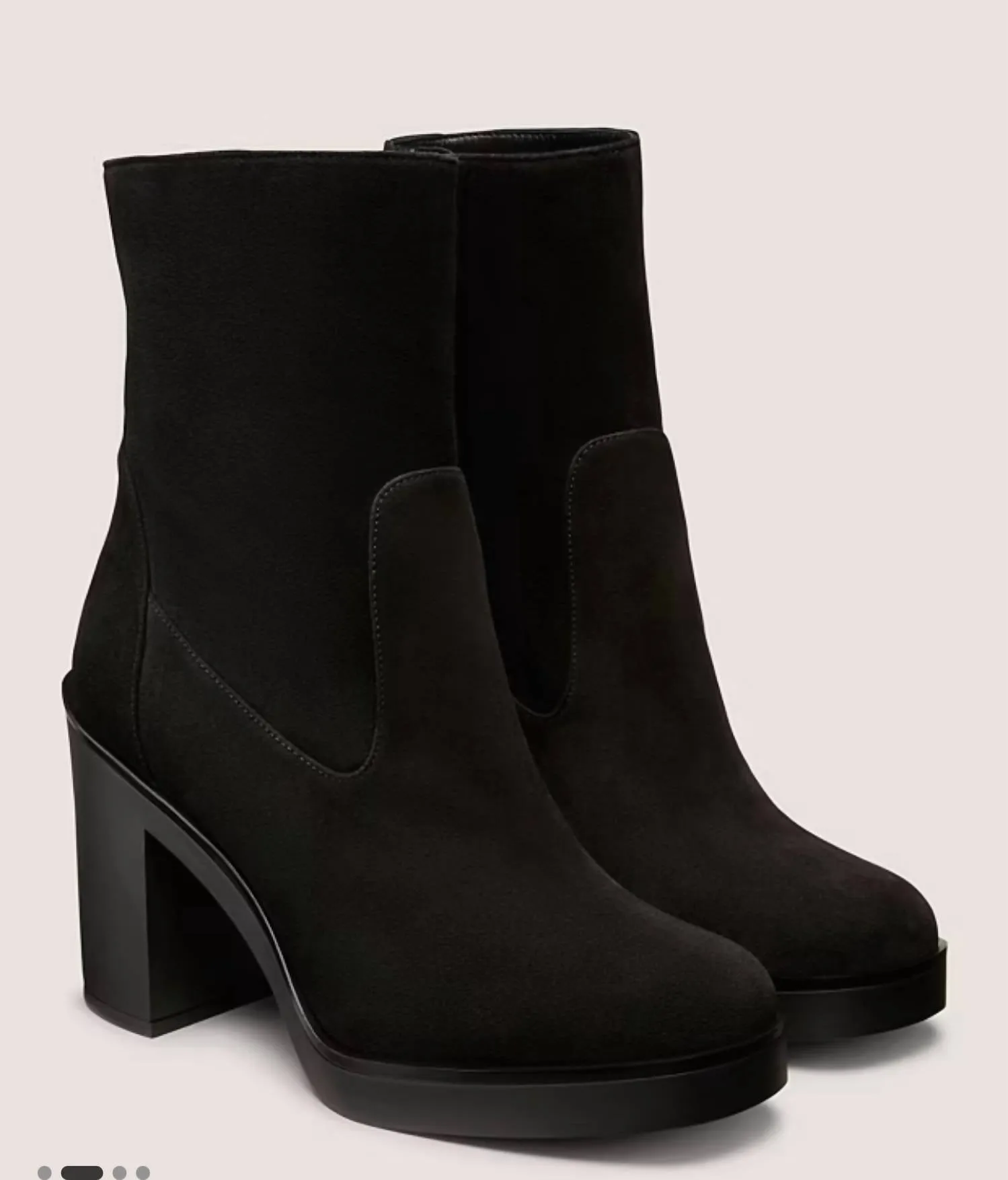 Bethenny 80 Zip Bootie In Black No Tie