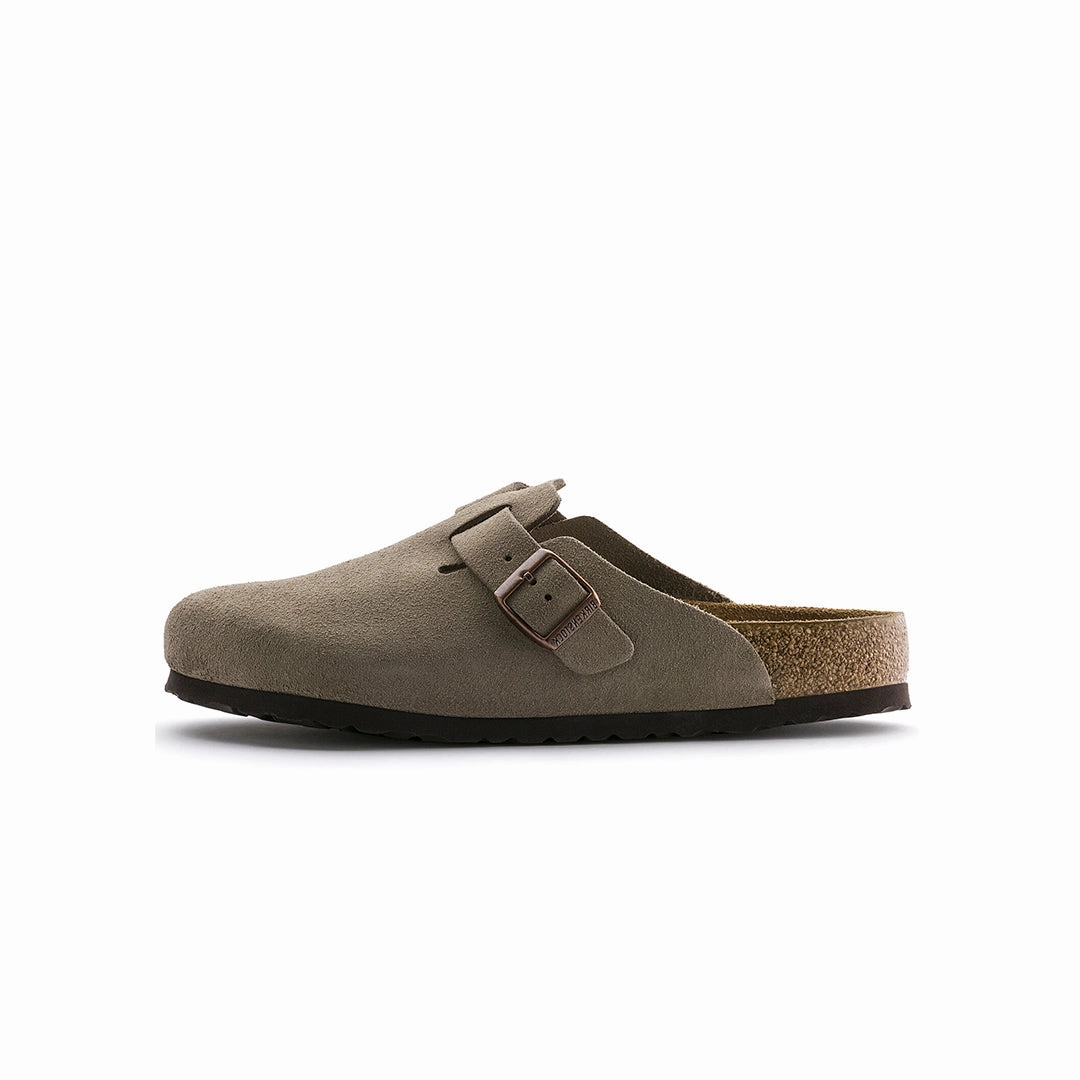 Soft Texture Break Run Birkenstock Boston Soft Footbed Shoes