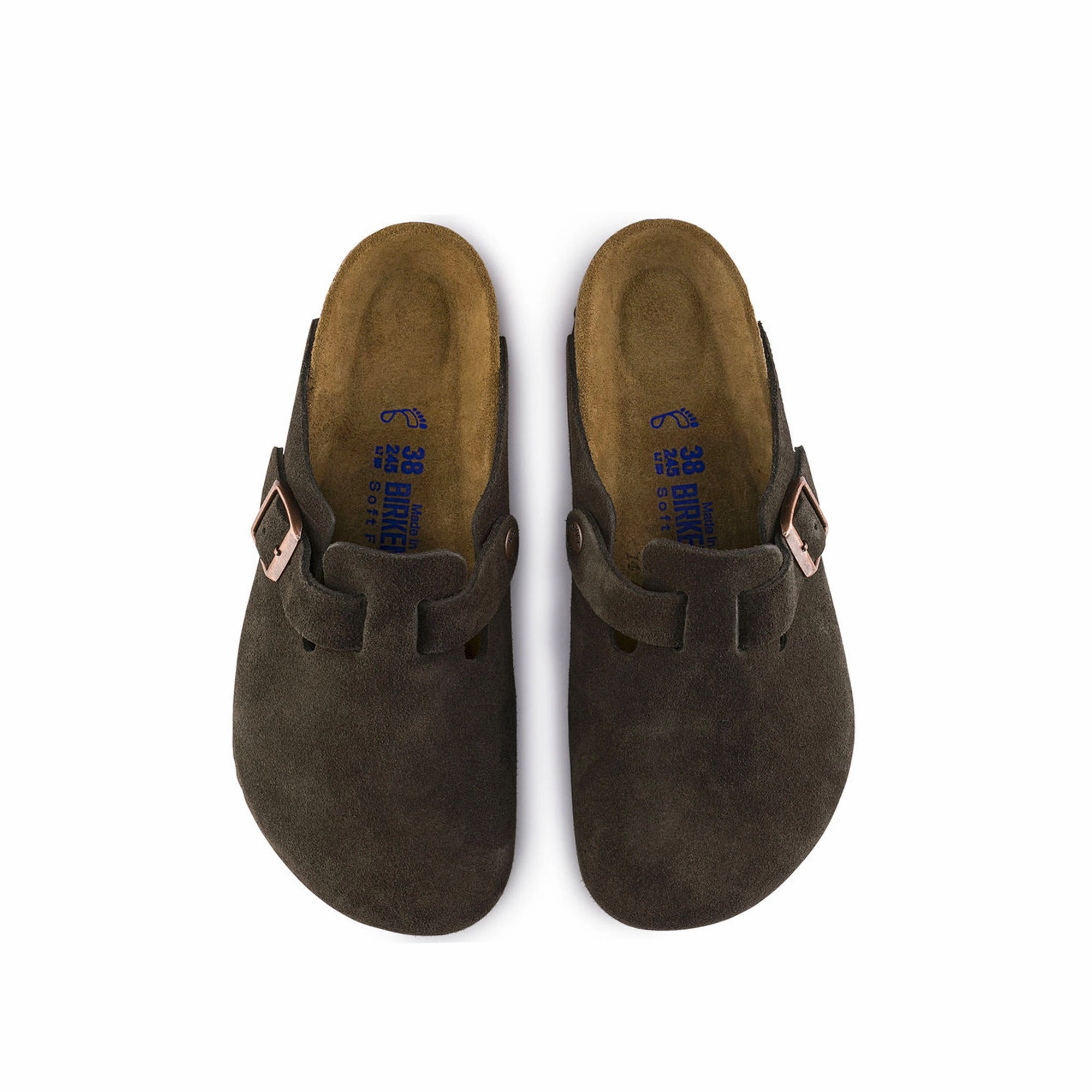 Birkenstock Mens Boston Soft Footbed Sandals Fit Everyday Casual Wear