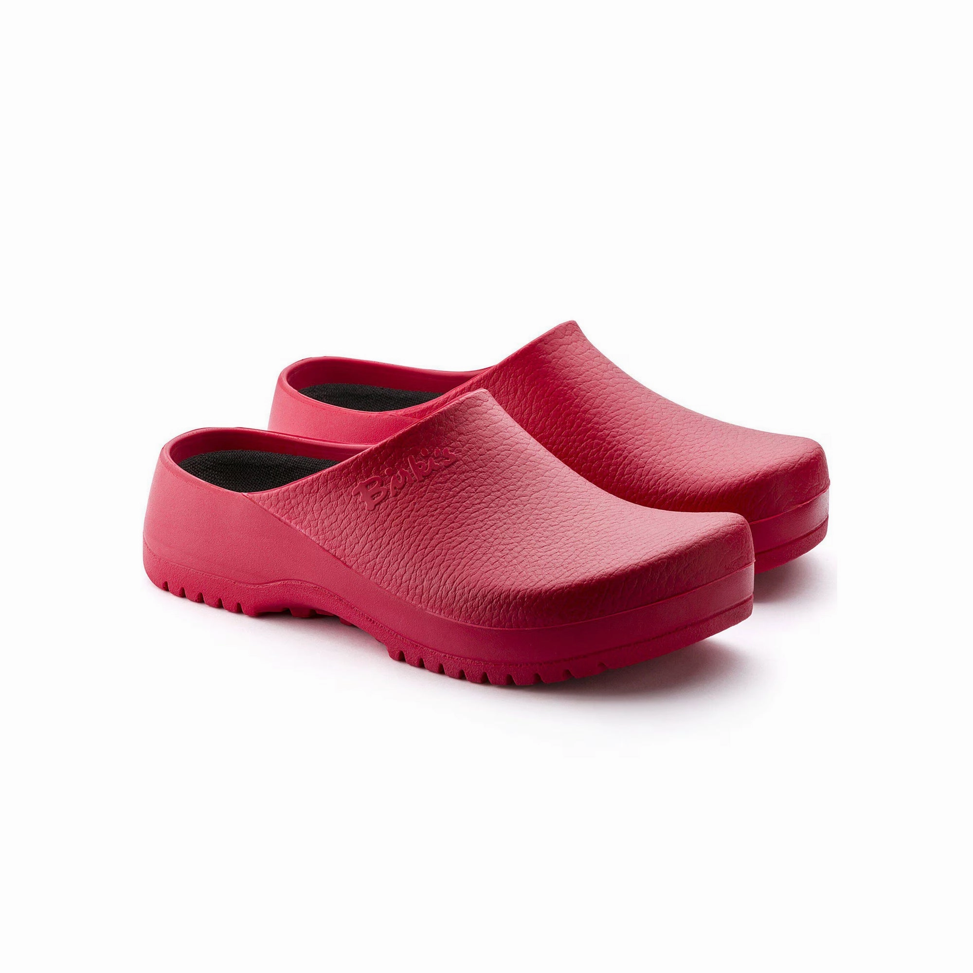 Birkenstock Mens Super Birki Red Sandals Modern Look