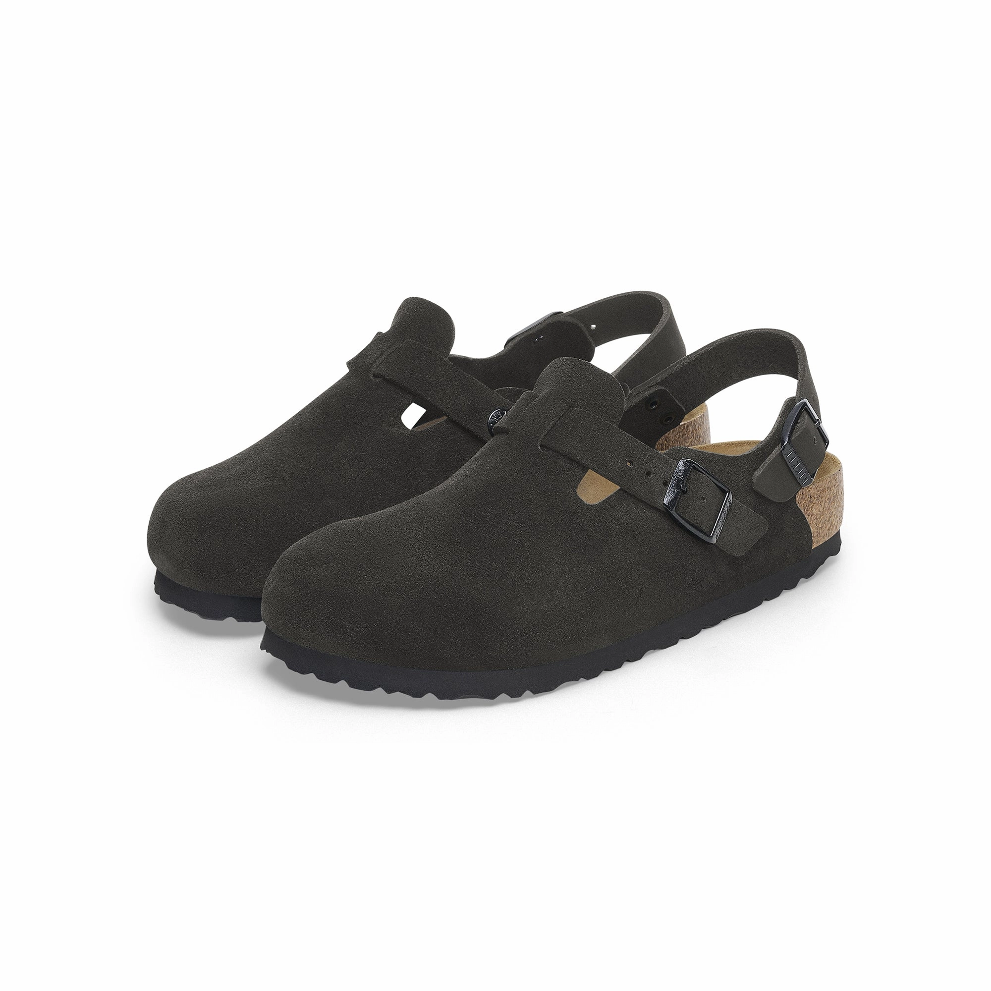 Running Errands Light Reflection Birkenstock Mens Tokio Black Suede Sandals