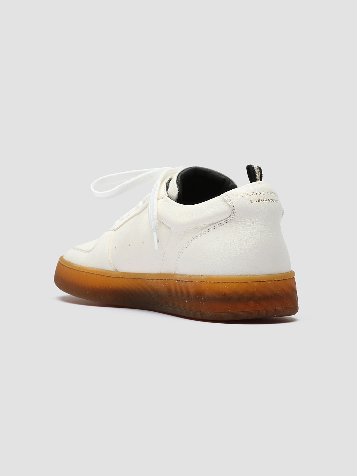 Comfortable Flex ASSET 001 - White Leather Low Top Sneakers