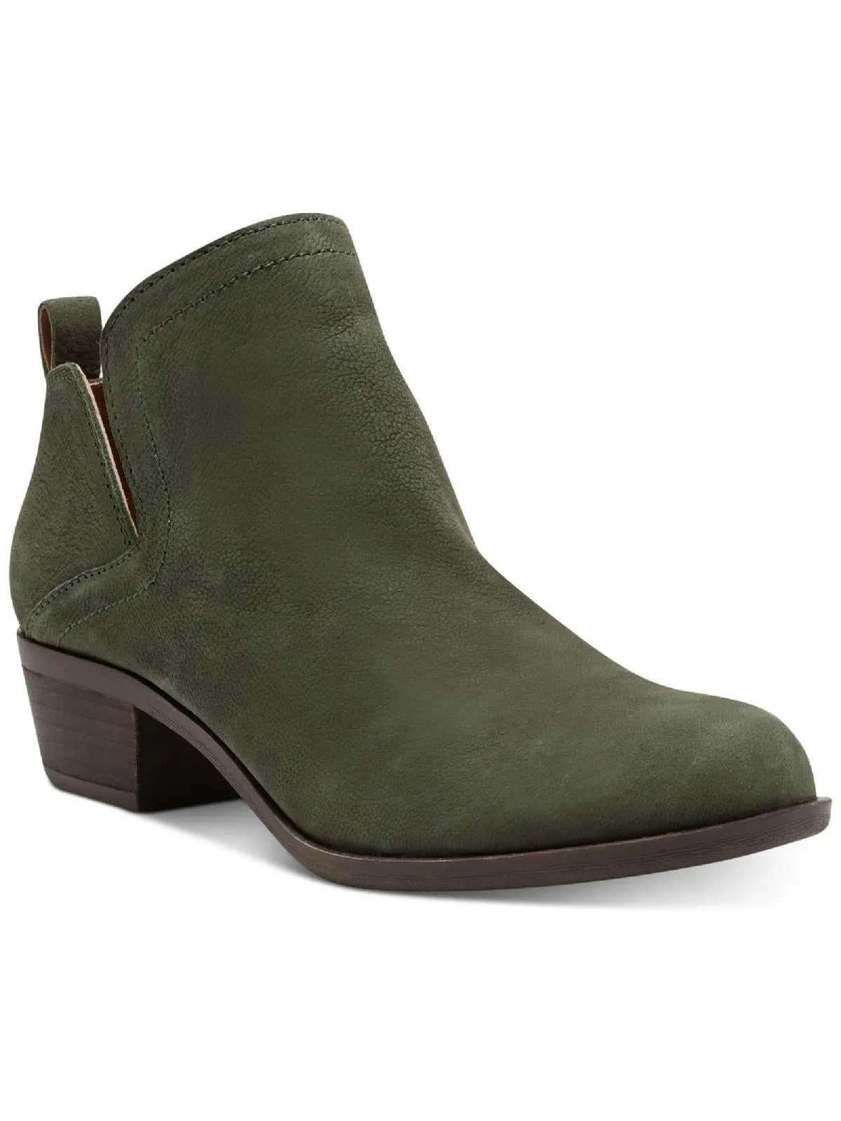 Bollo Womens Suede Cut-Out Booties Supportive Build