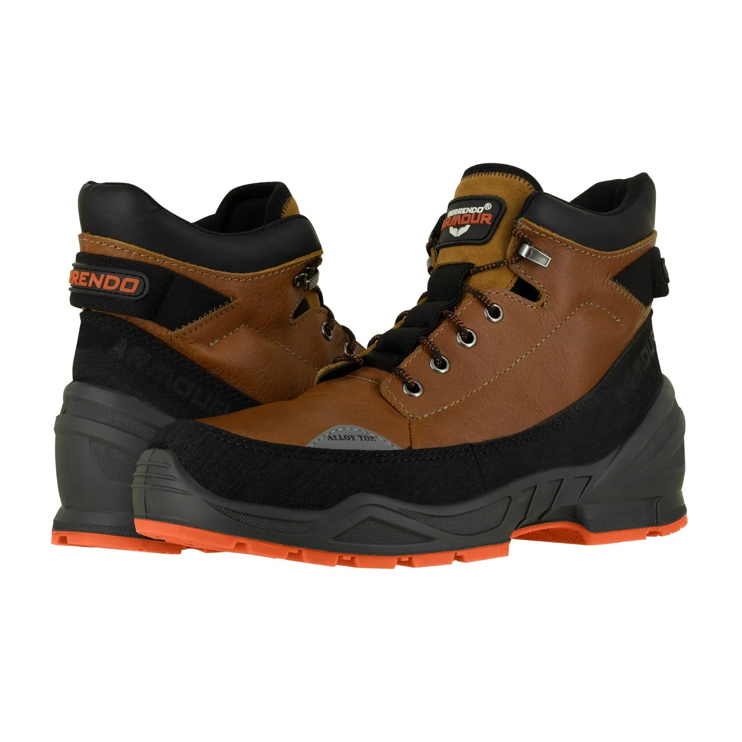 Work Boots For Men 6" Alloy Toe Boots insulated Elastic Ankle