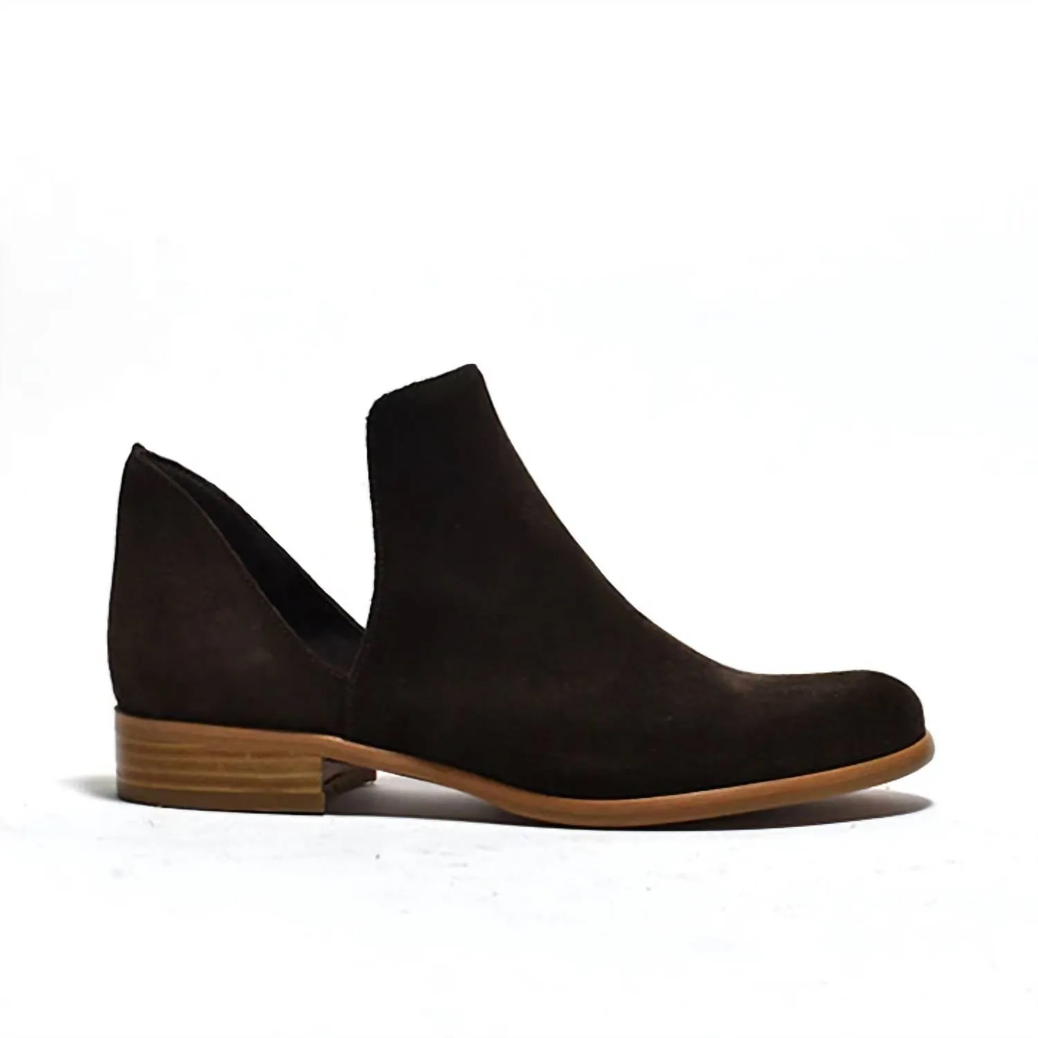 Burk Ankle Bootie In Brown Suede Abrasion resistant