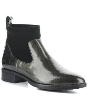 Bos & Co Alike Patent Boot Outdoor Look Strong Sole