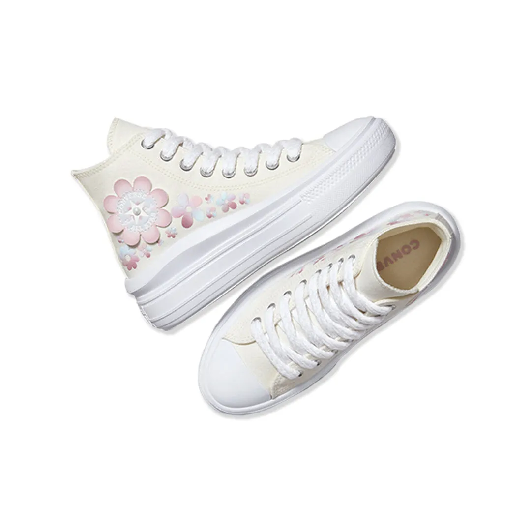 Converse - Women's Chuck Taylor All Star Move High Top Shoes (A14270C) Stable Control Sleek cushioning